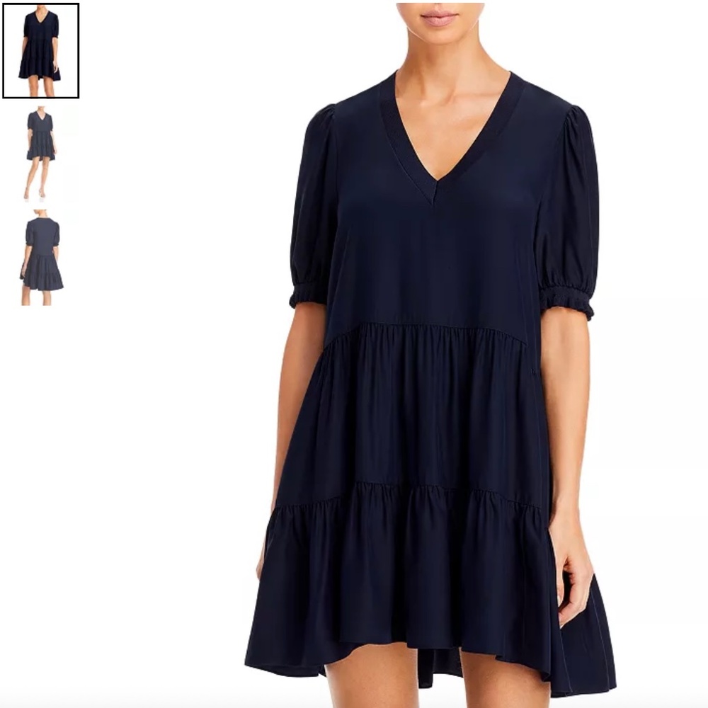 Cinq à Sept Emalina Silk Tiered Dress - size XS
